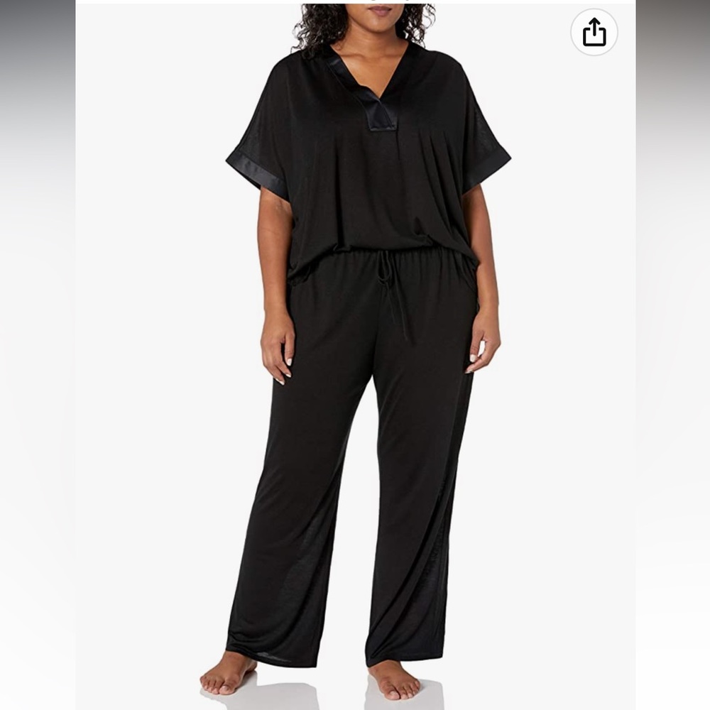 NEW NATORI CONGO DOLMAN KIMONO BLACK 2PC PJ SET
